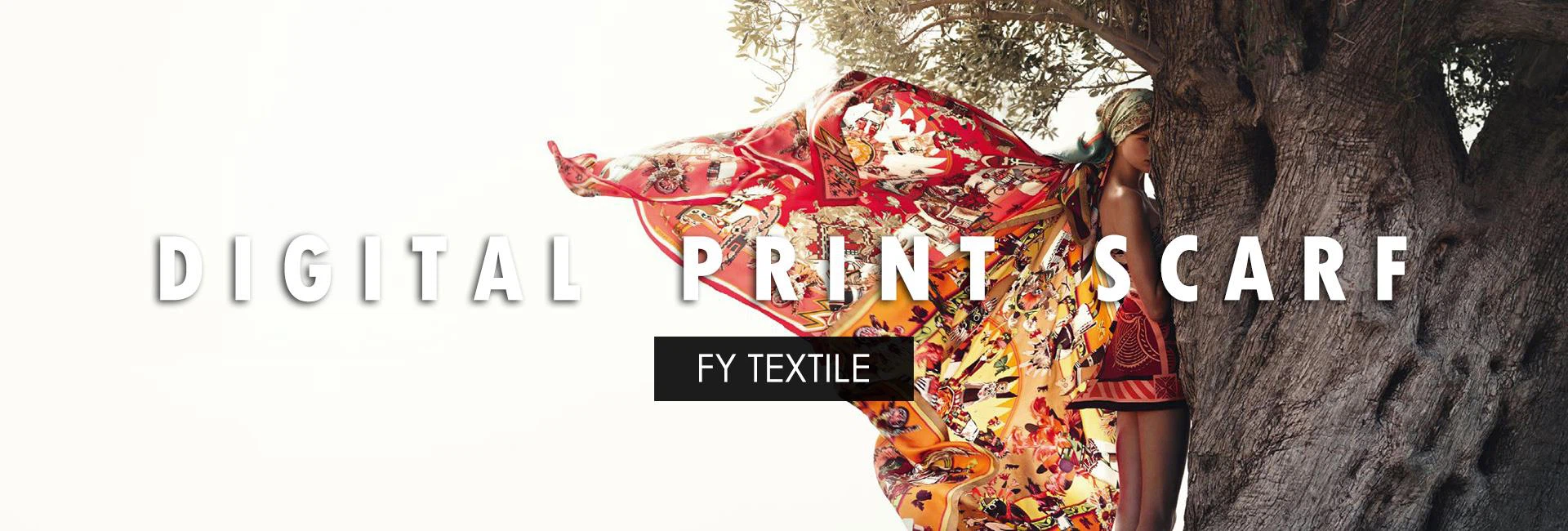 Digital printing scarf